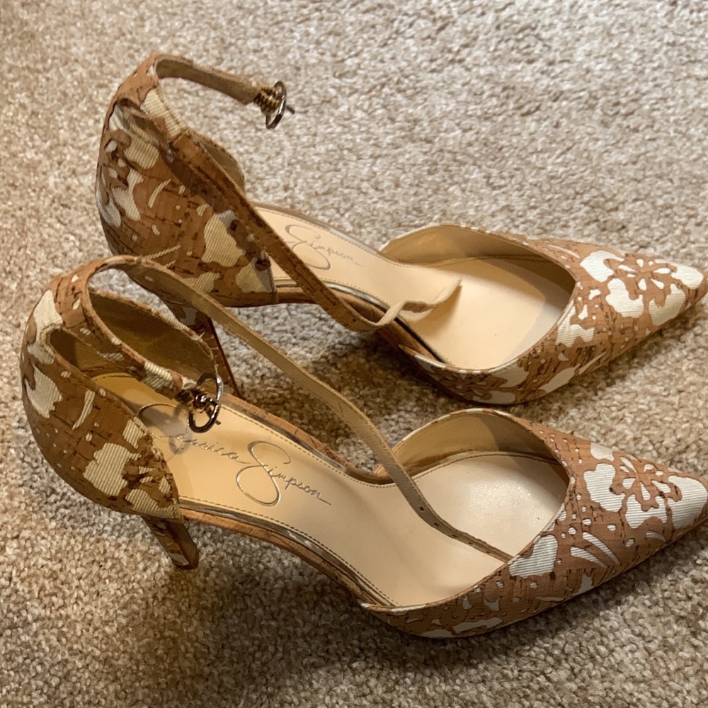 Worn once Jessica Simpson heels. Perfect condition!